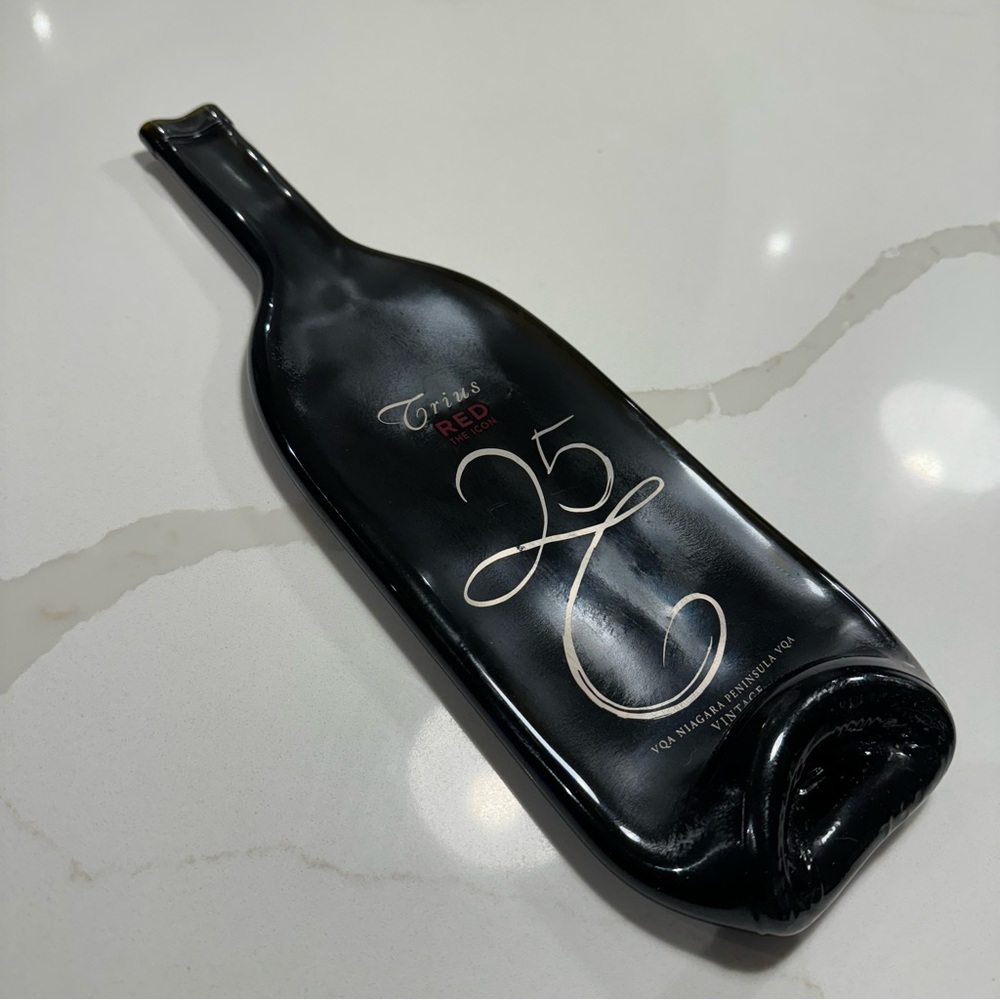 Melted wine bottle Cheese Plate